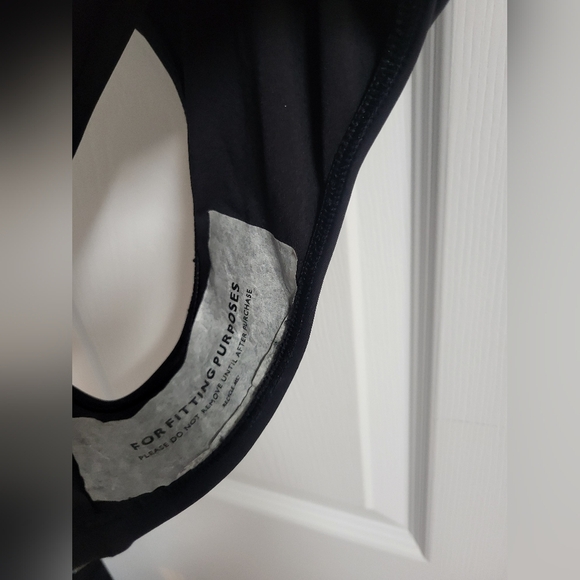 NWT Sunsets Womens Black One-Piece Lace Up Back Swimsuit Size L - Picture 7 of 8